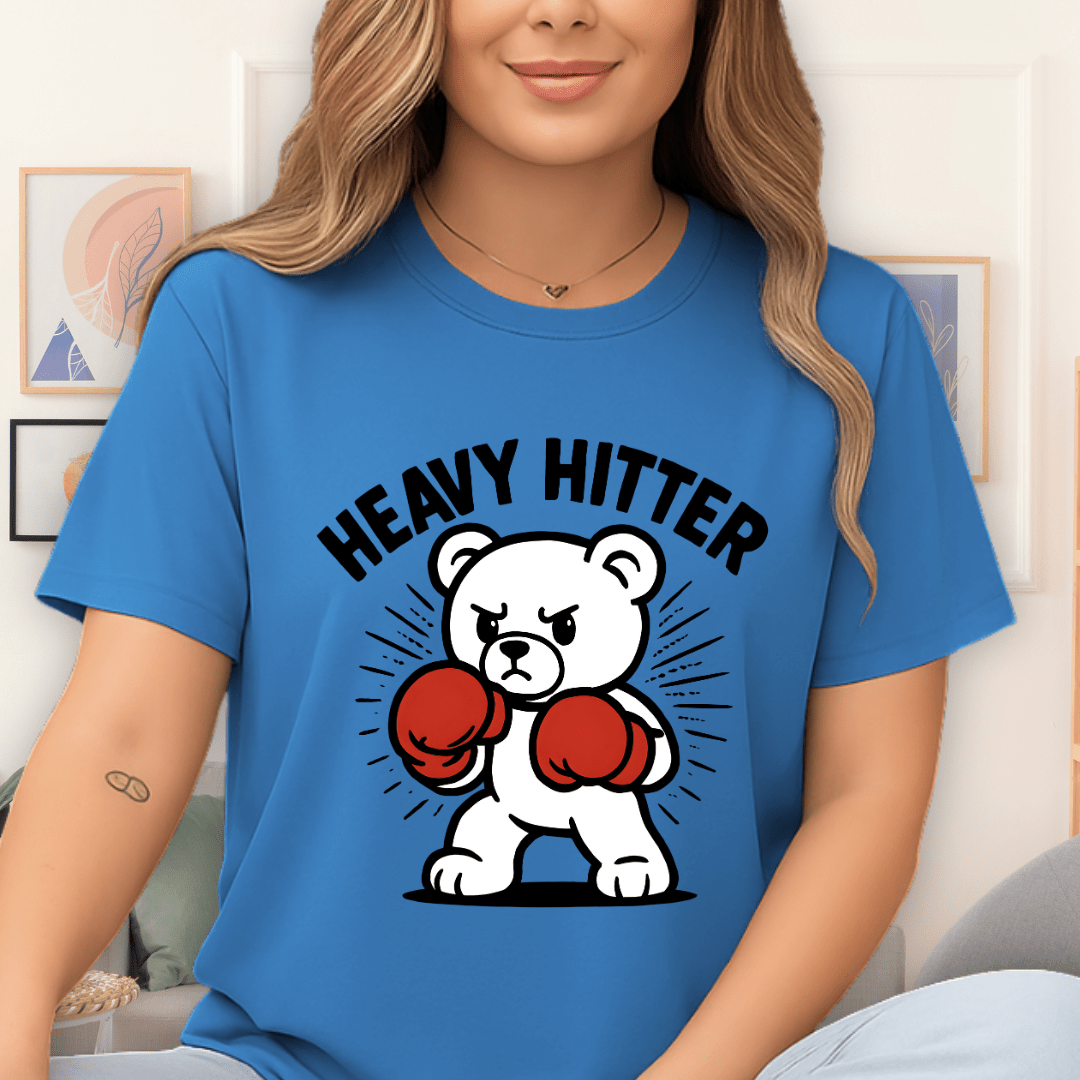 Cool Teds Teddy-Bear Heavy Hitter T-Shirt Sapphire / S