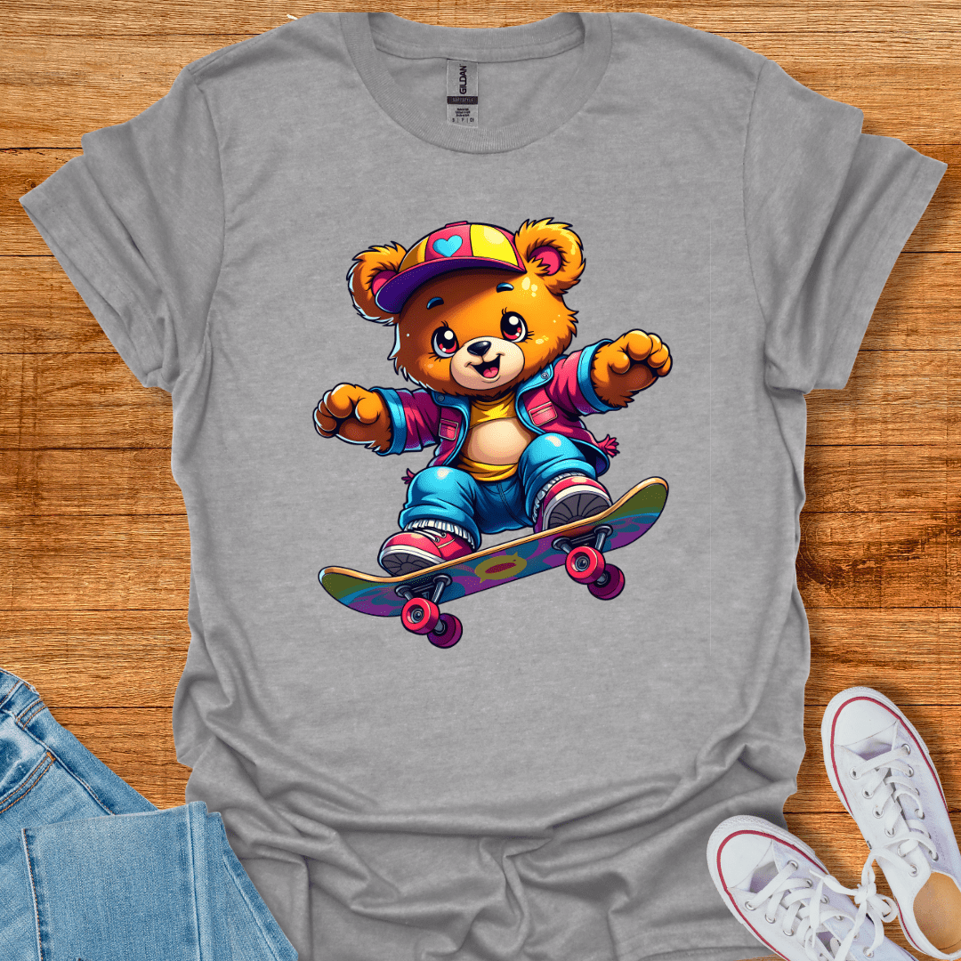 Cool Teds Teddy-Bear The Ollie T-Shirt Sport Grey / S