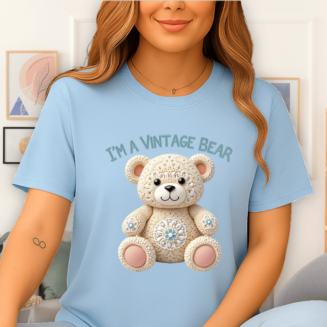 I'm Vintage T-Shirt Light Blue
