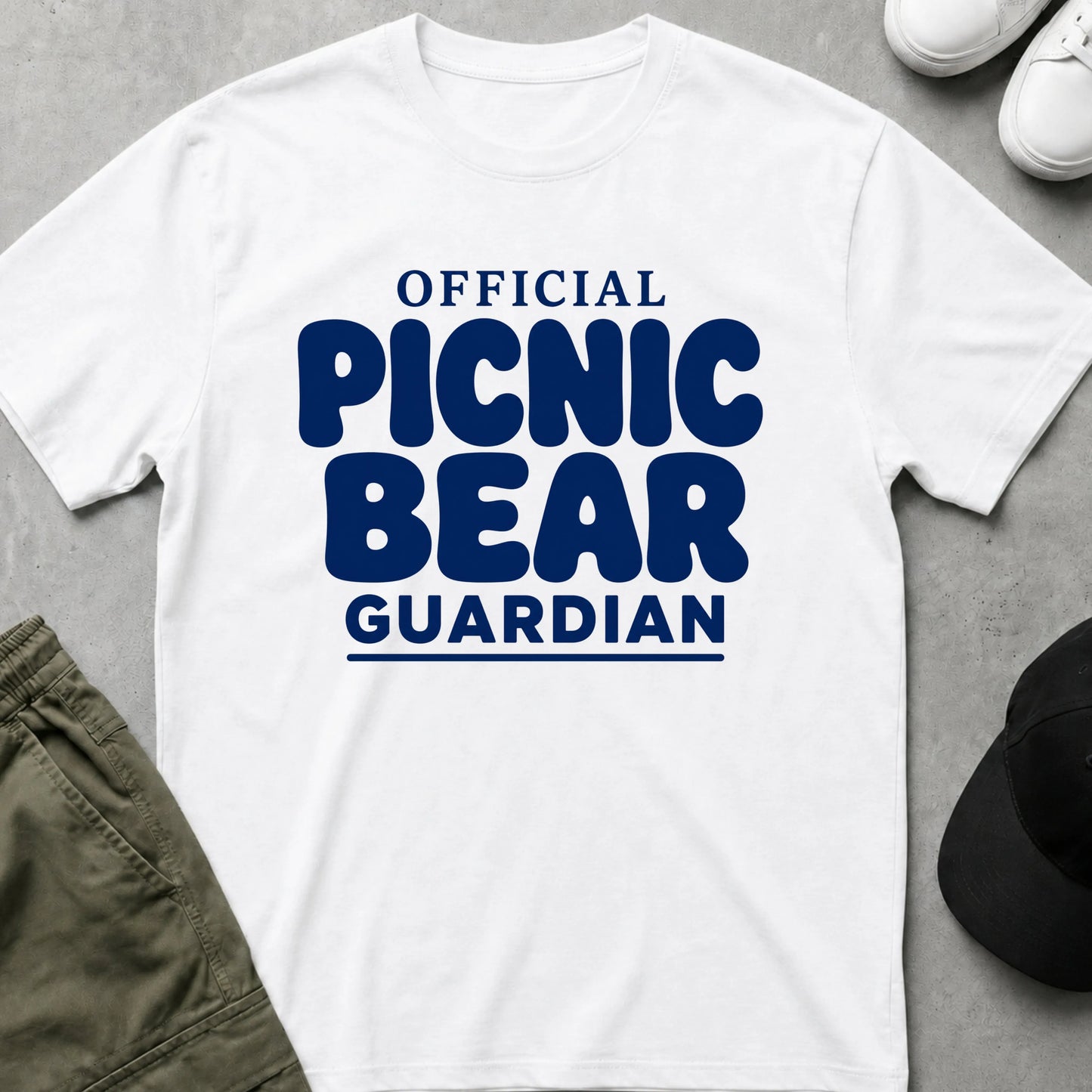 Cool Teds Teddy-Bear Picnic Bear T-Shirt White / S