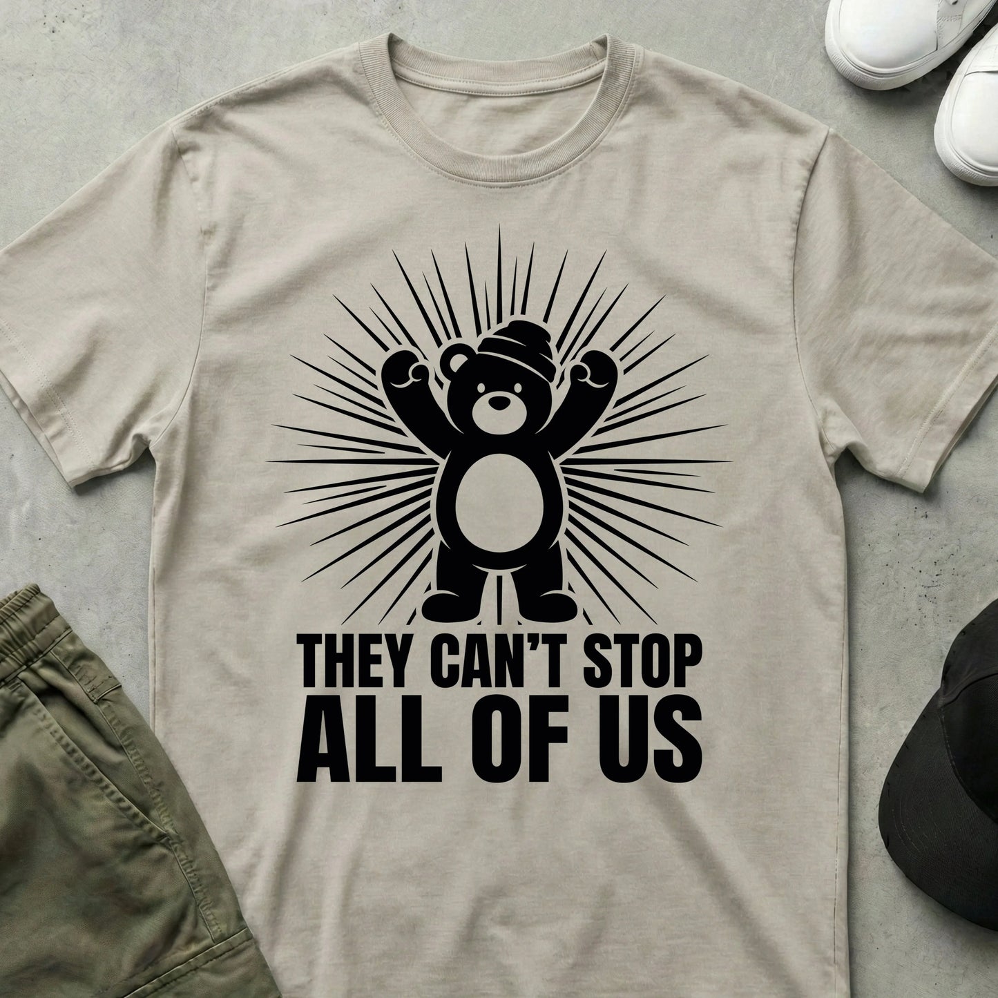 Unstoppable T-Shirt Ice Grey