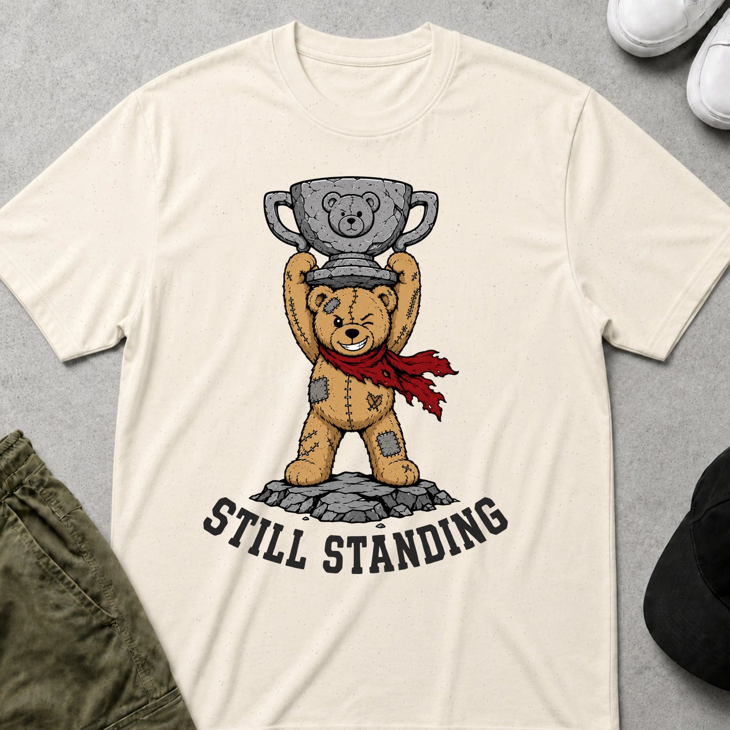 Cool Teds Teddy-Bear The Winner T-Shirt Natural / S
