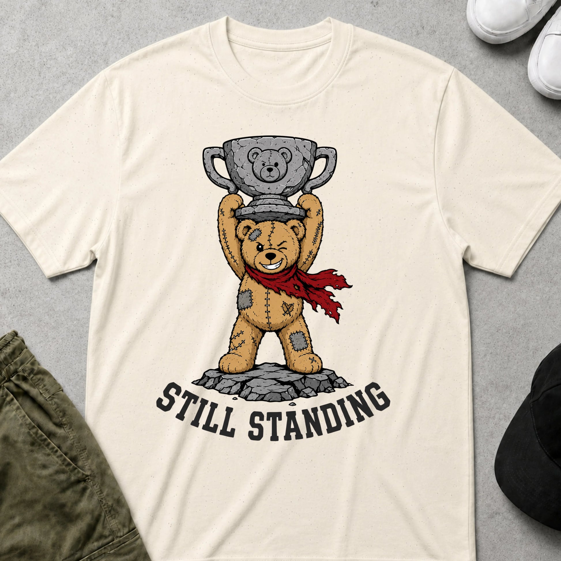 Cool Teds Teddy-Bear The Winner T-Shirt Natural / S