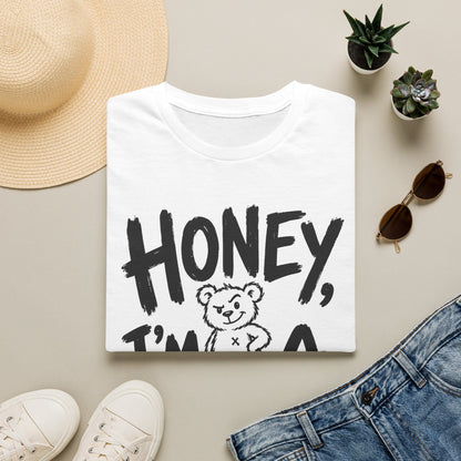 Printify Teddy-Bear I'm a Problem T-Shirt White / S