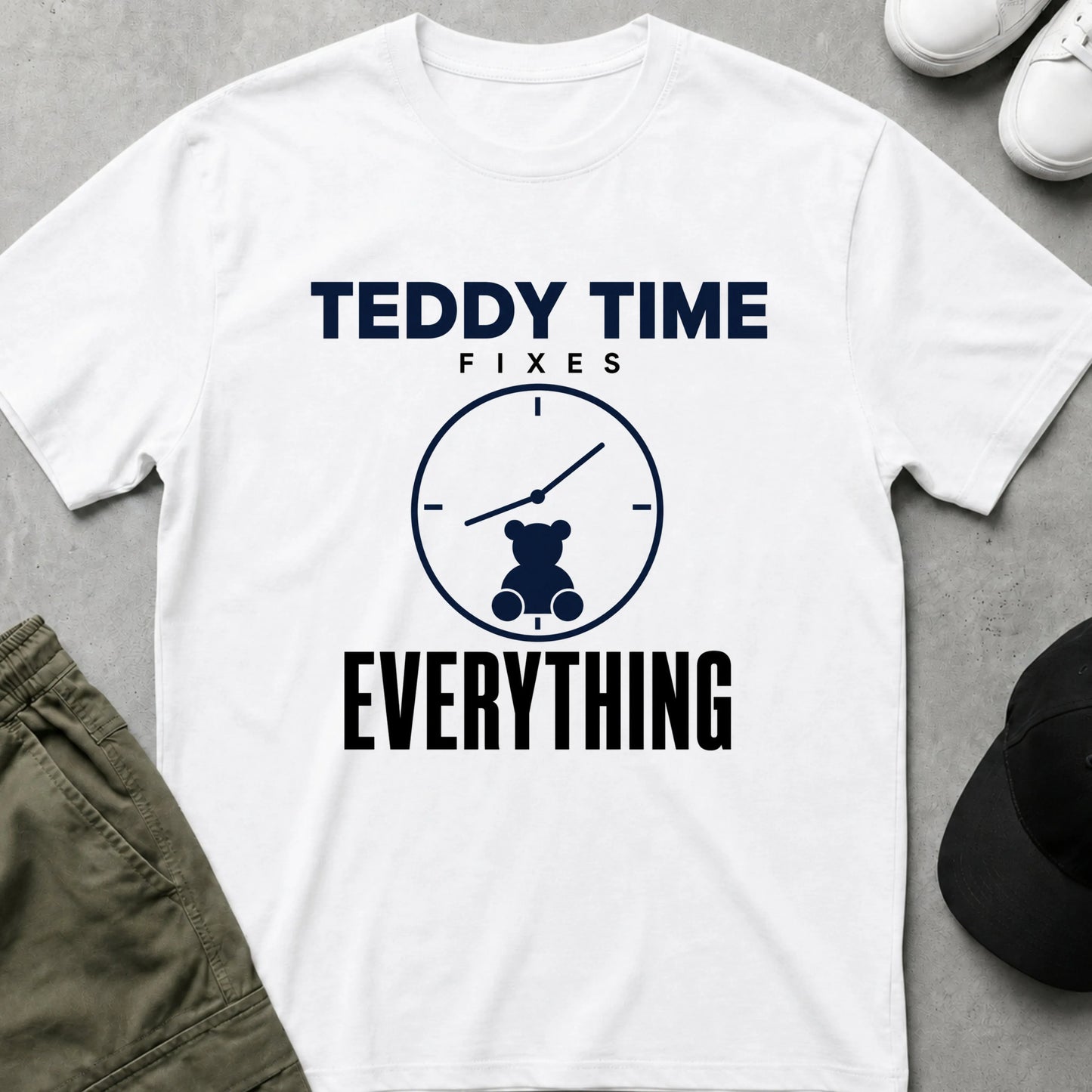 Teddy Time T-Shirt White