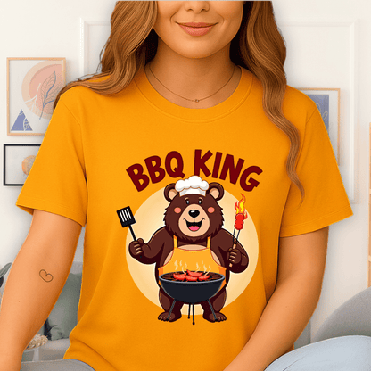 BBQ Bear T-Shirt Gold