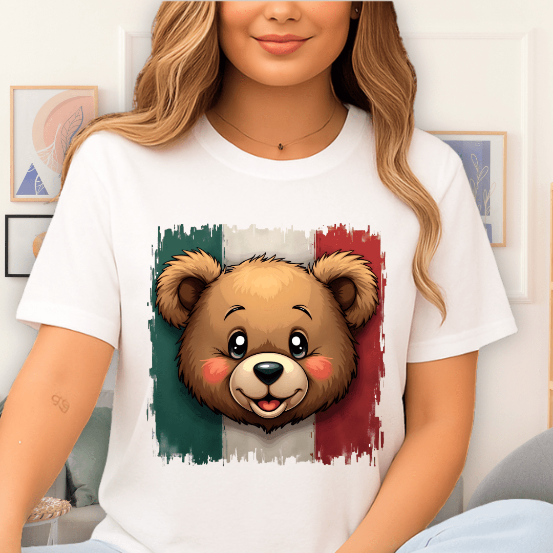 Cool Teds Teddy-Bear The Mexican T-Shirt White / S