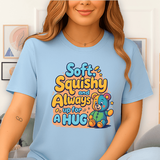 Hug Me T-Shirt Light Blue