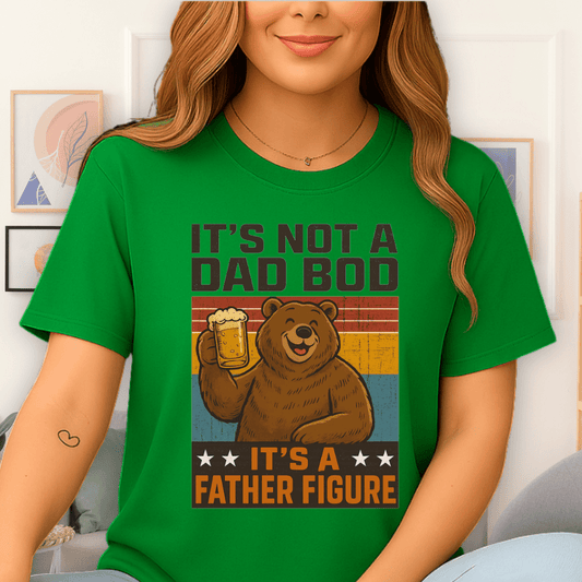 Father Figure T-Shirt Irish Green