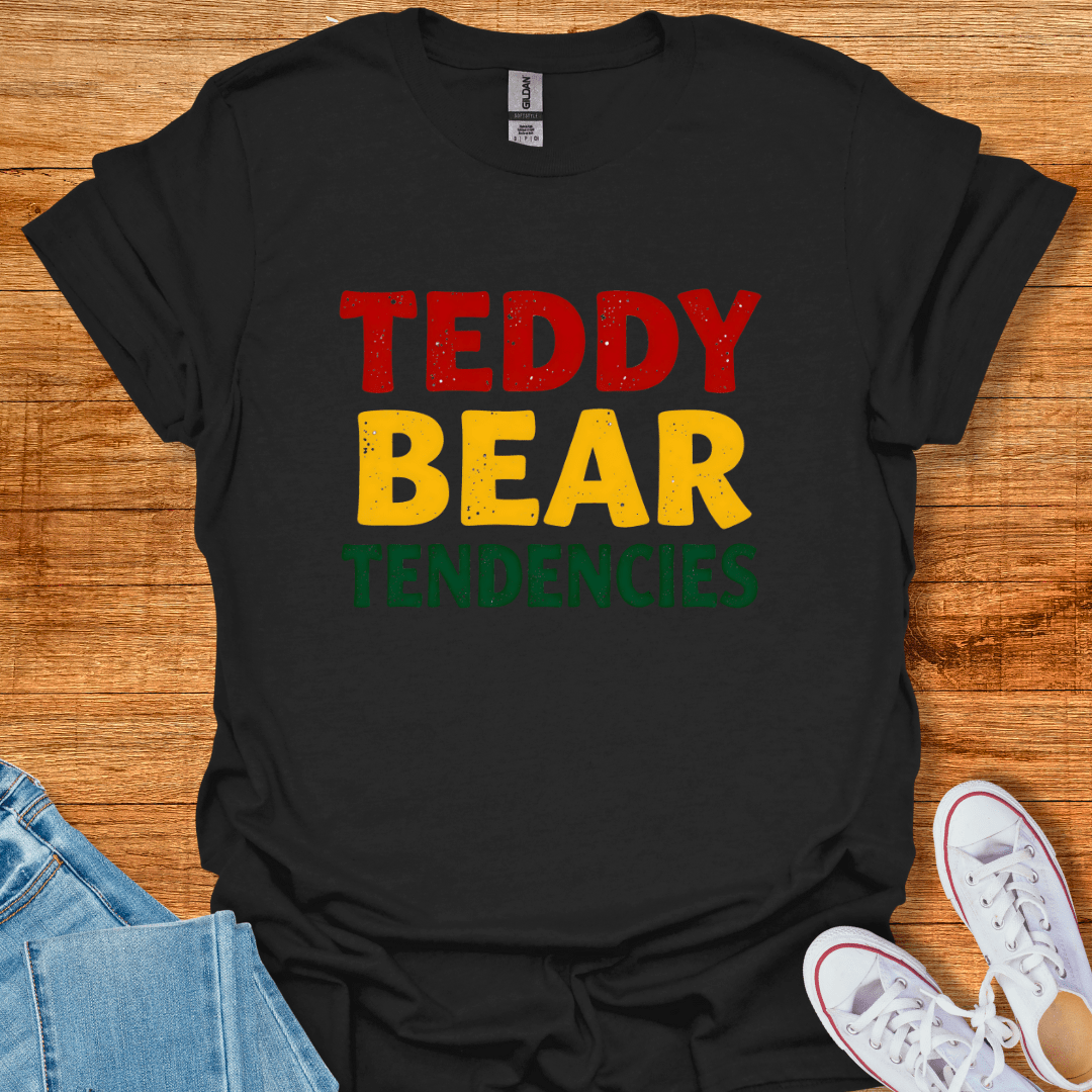 Cool Teds Teddy-Bear Teddy Bear Tendencies T-Shirt Black / S