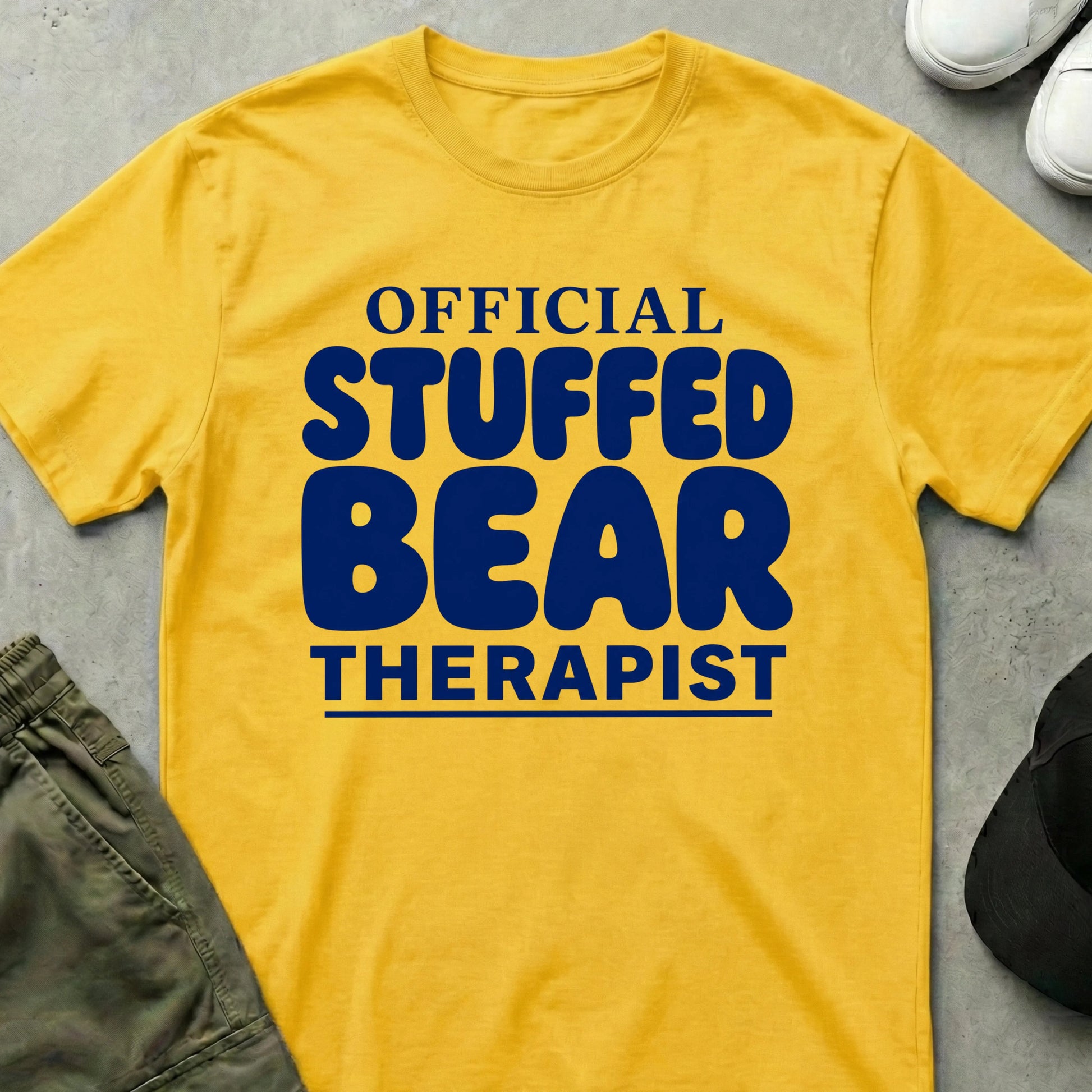 Cool Teds Teddy-Bear Bear Therapist T-Shirt Daisy / S
