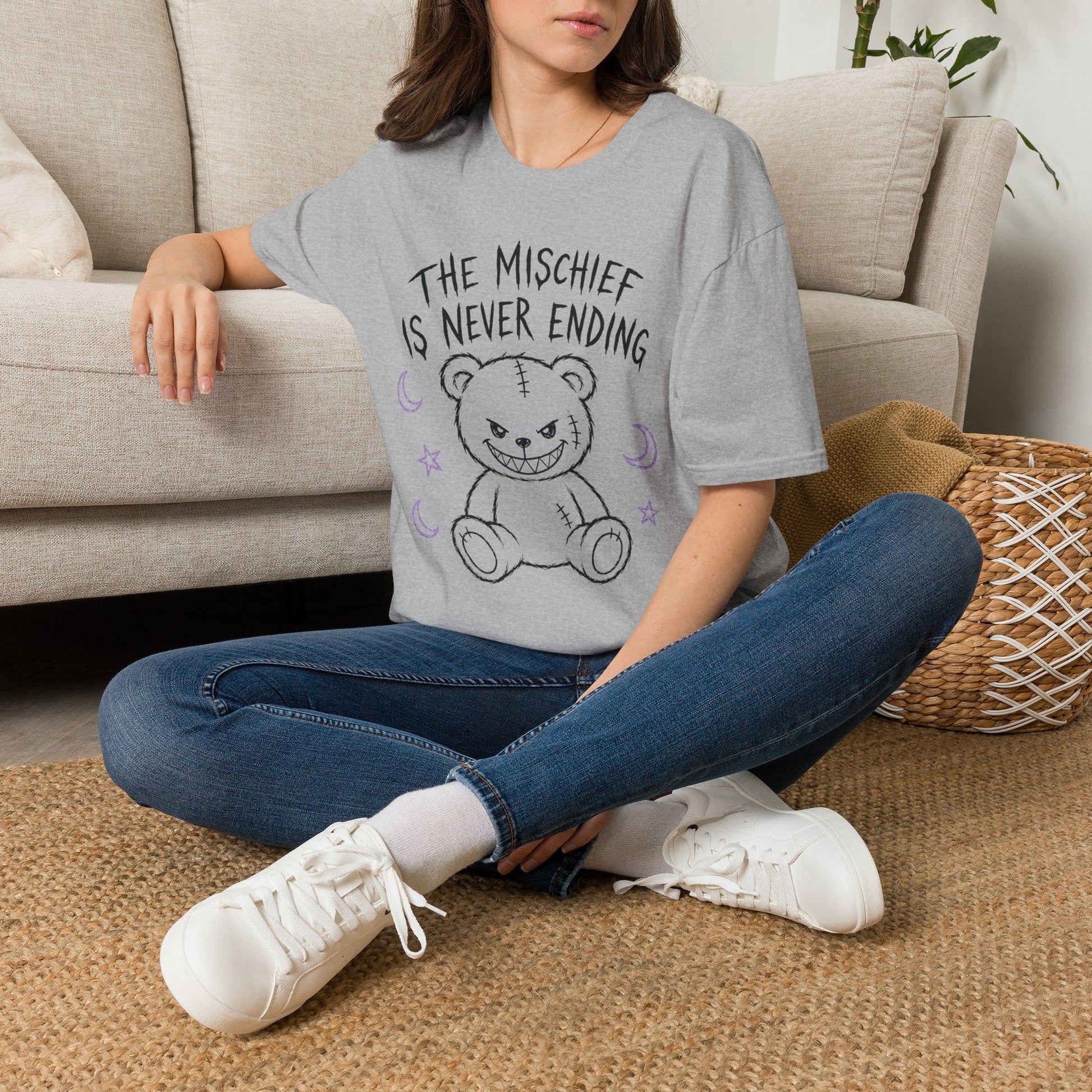 Printify Teddy-Bear The Mischief T-Shirt