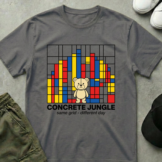 Concrete Jungle T-Shirt Charcoal