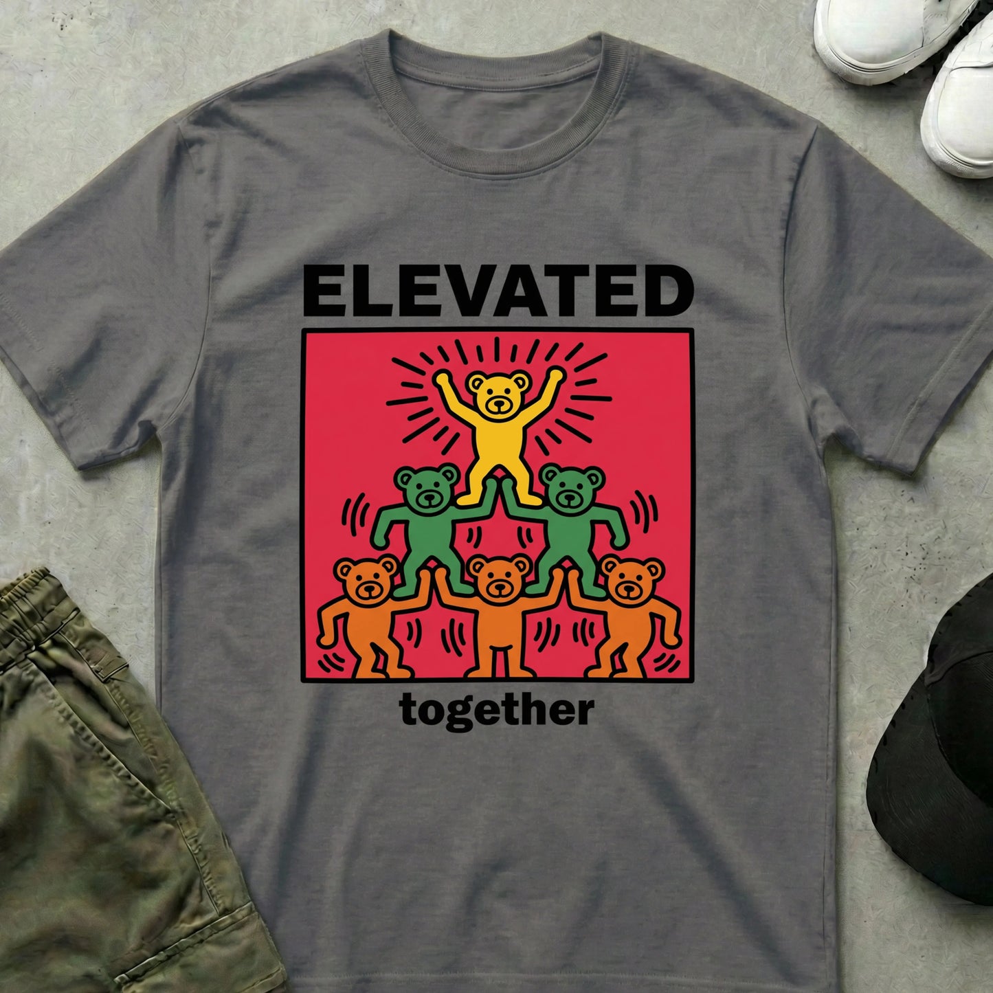 Elevated T-Shirt Charcoal