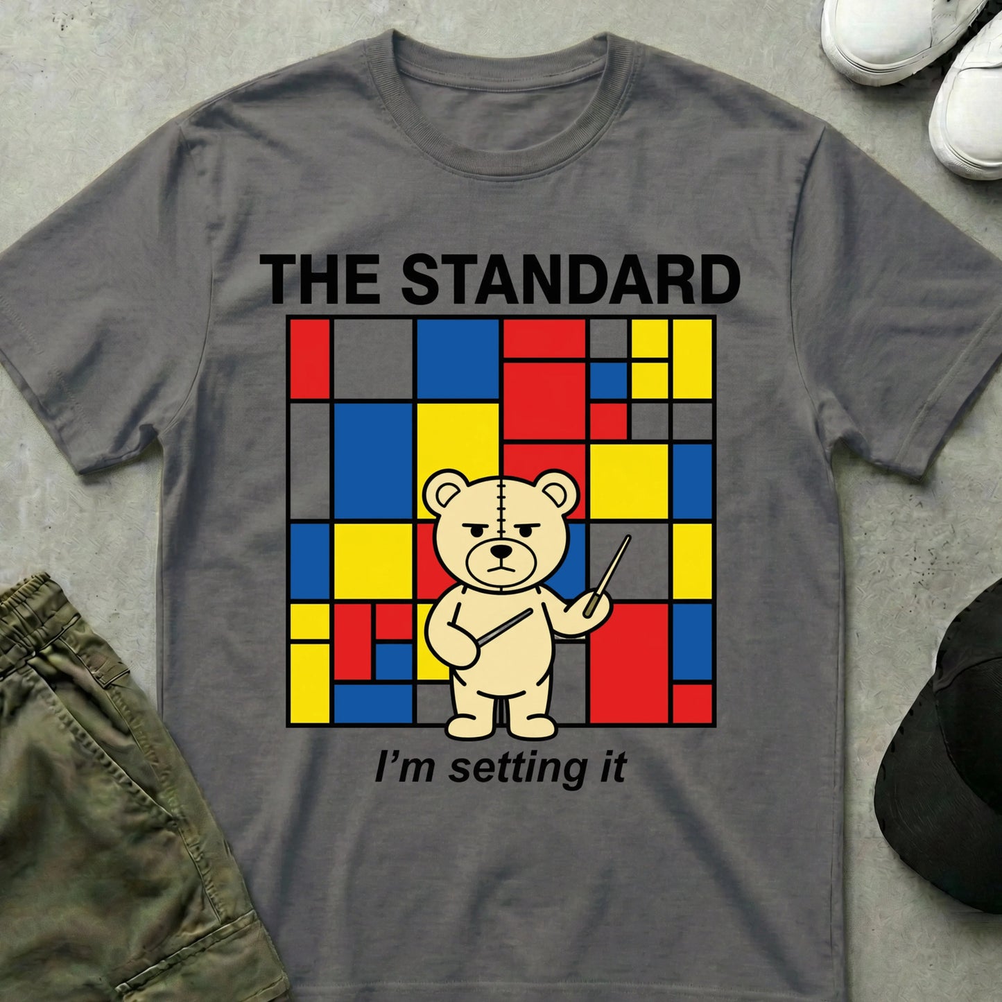 High Standards T-Shirt Charcoal