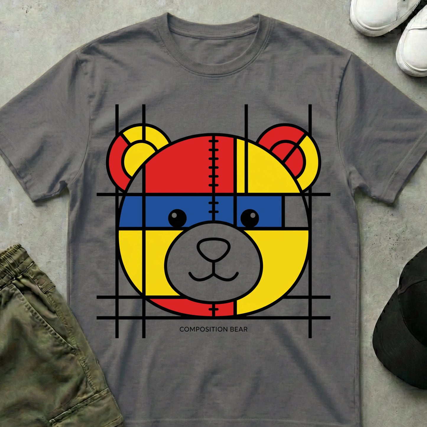 Highly Composed T-Shirt Charcoal