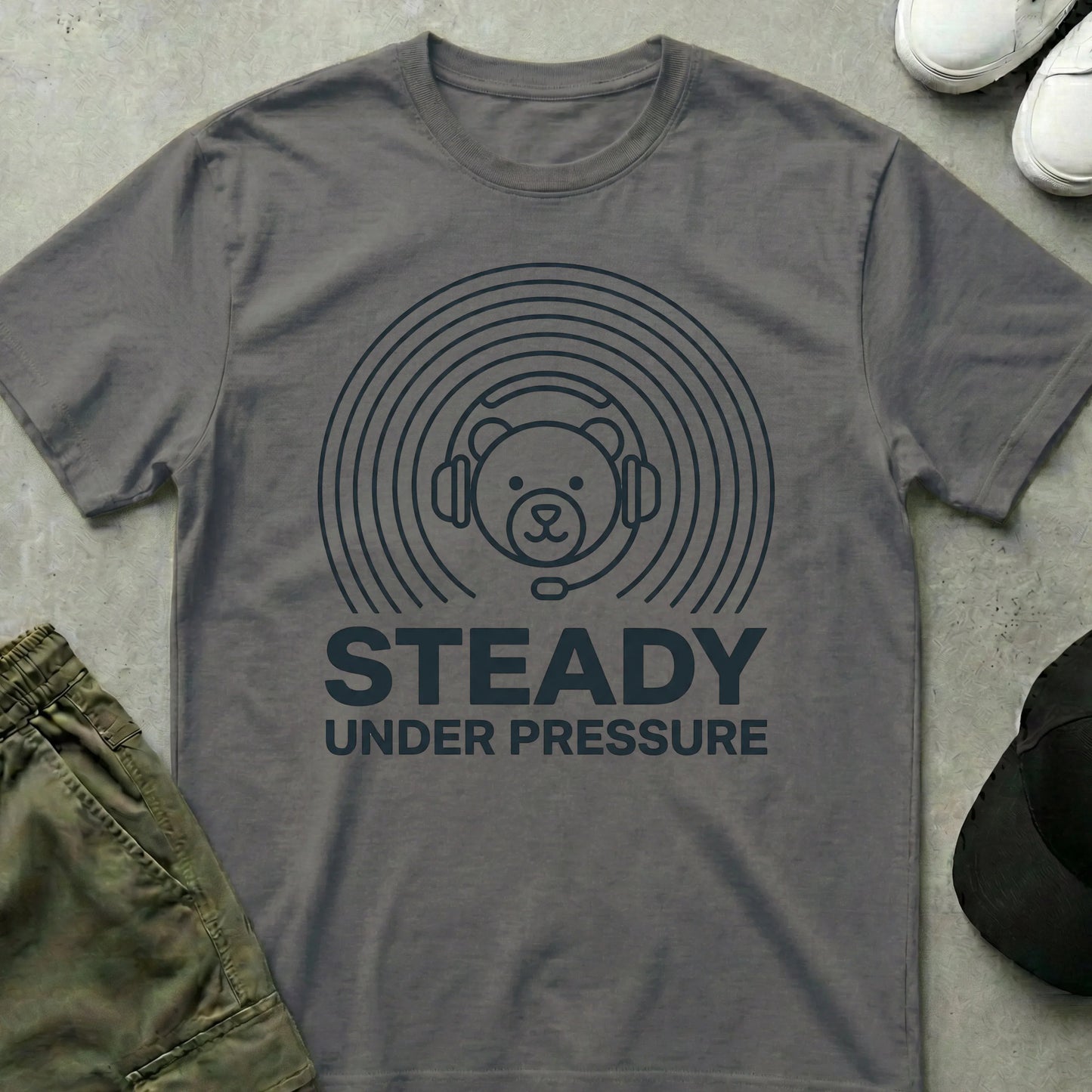 Under Pressure T-Shirt Charcoal