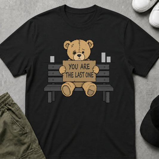 Cool Teds Teddy-Bear Last One T-Shirt Black / S