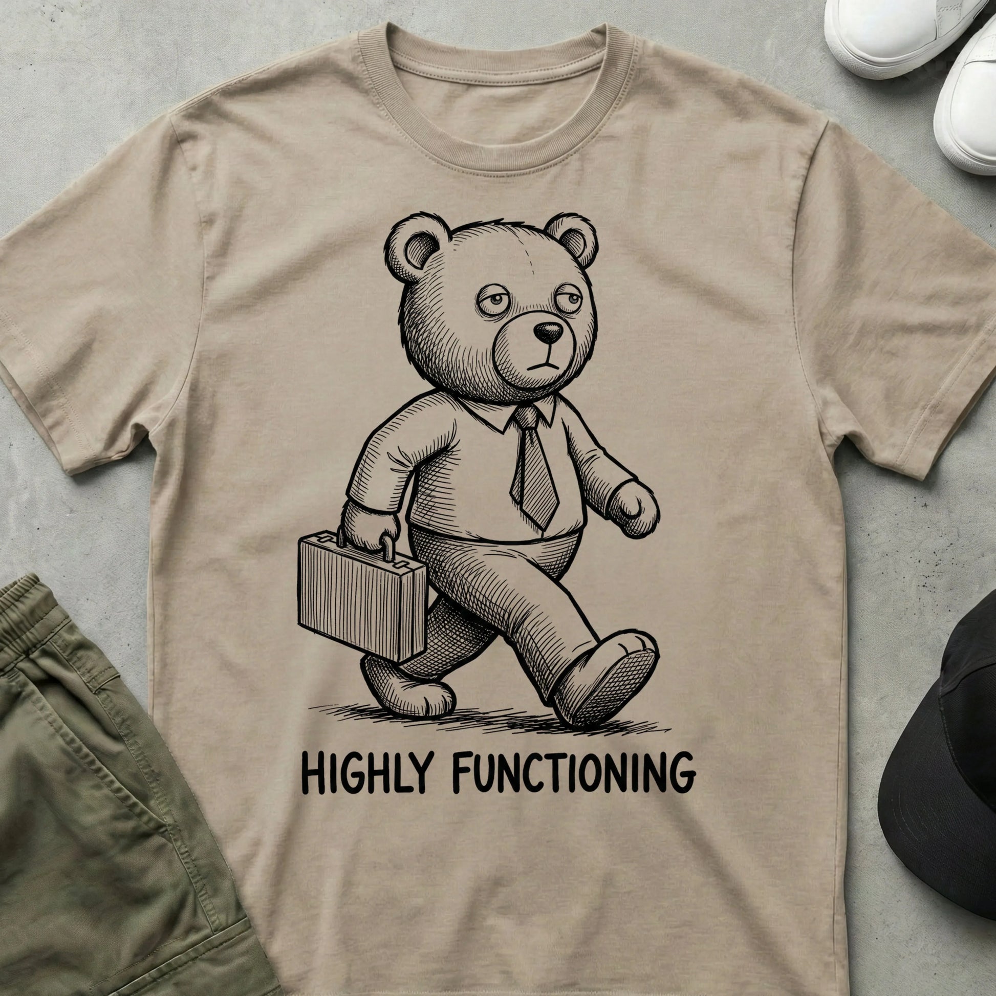 Cool Teds Teddy-Bear Barely Corporate T-Shirt