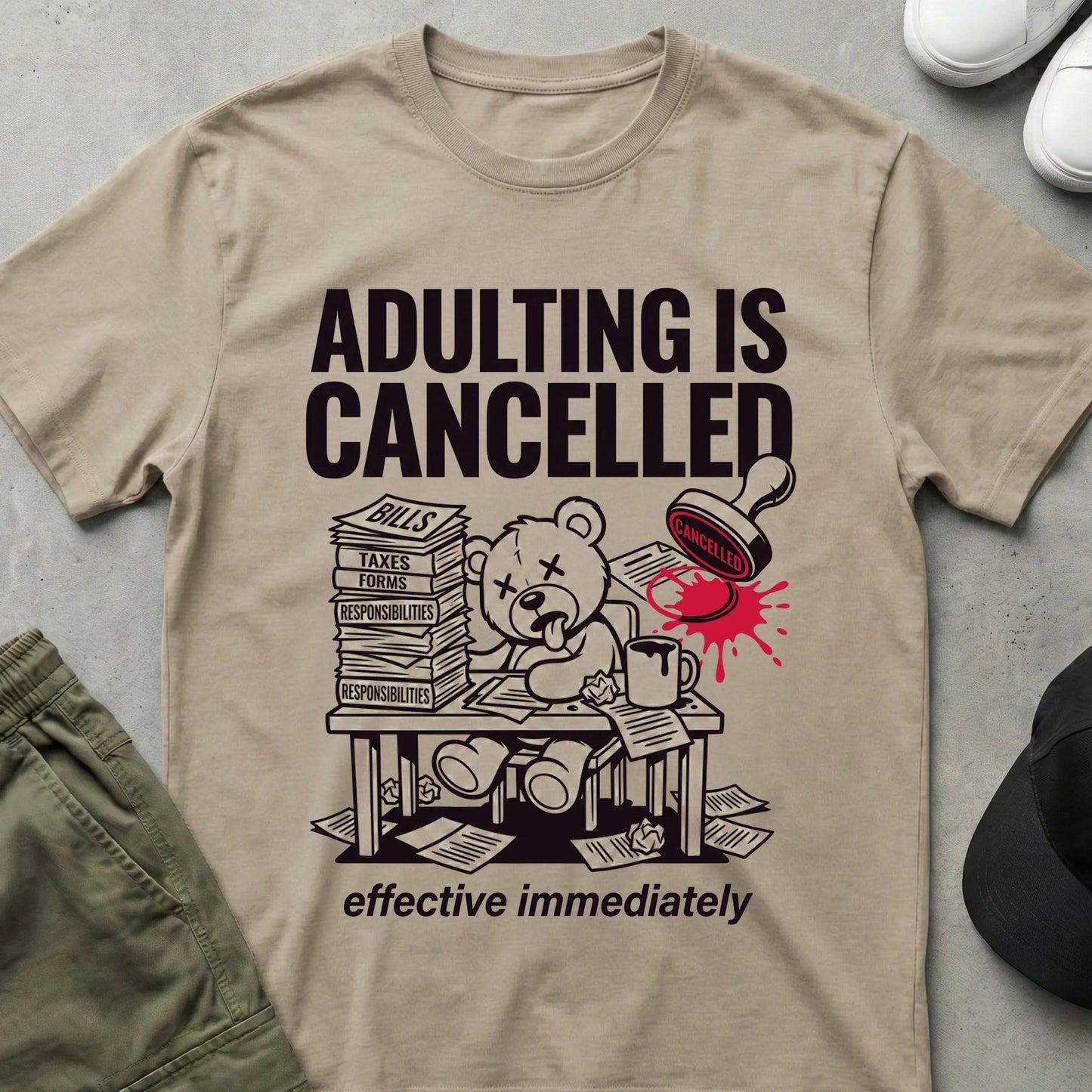 Cancelled T-Shirt Sand