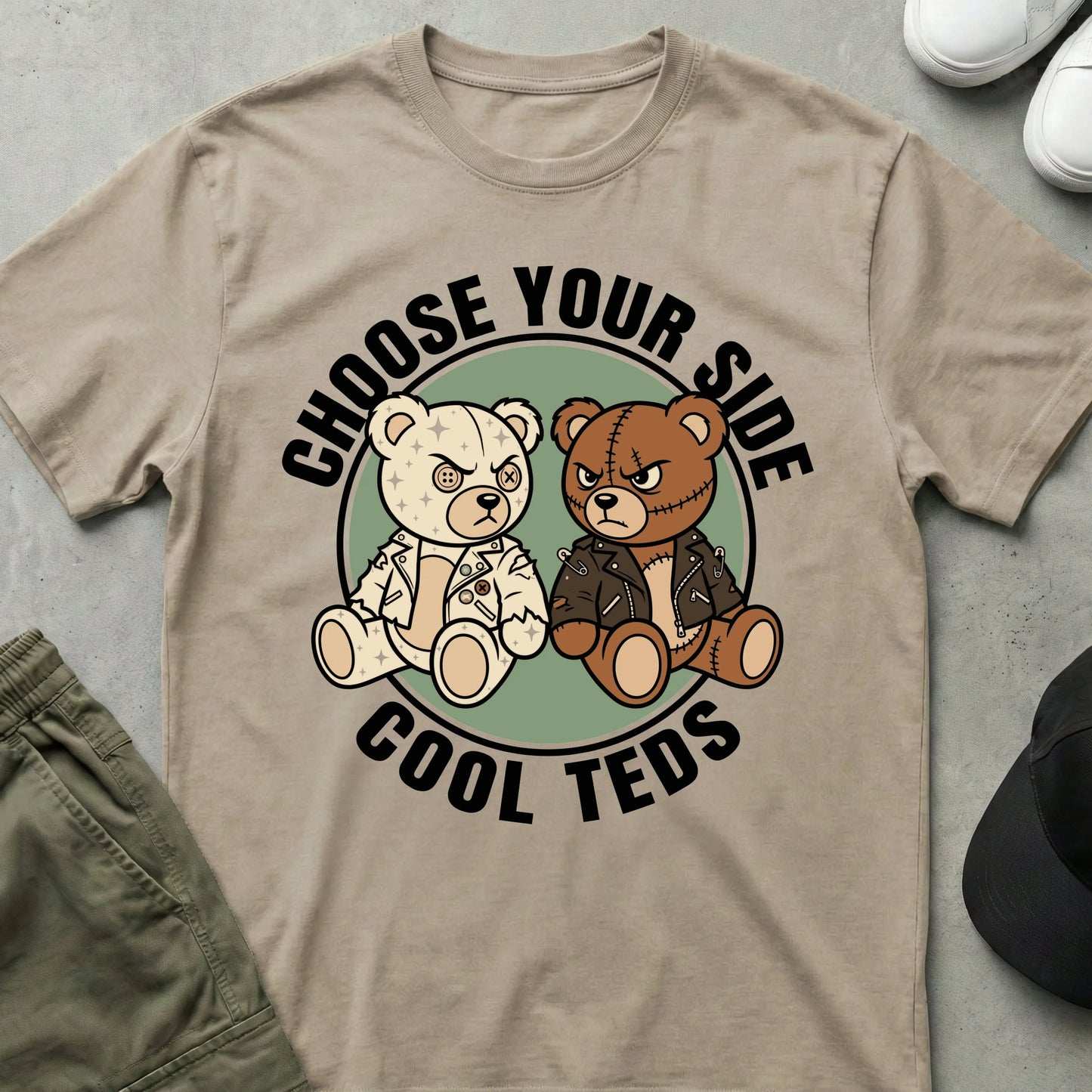 Choose Your Side T-Shirt Sand