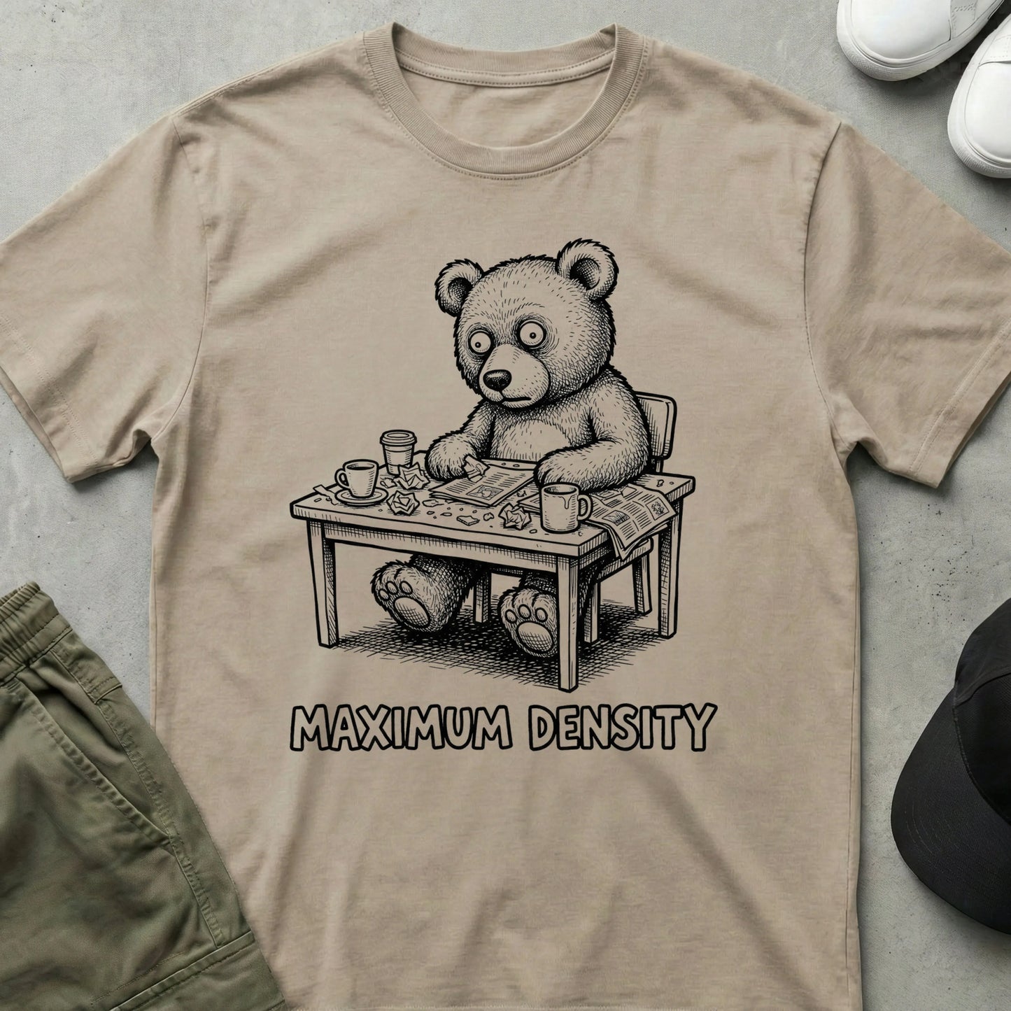 Crunch Mode T-Shirt Sand