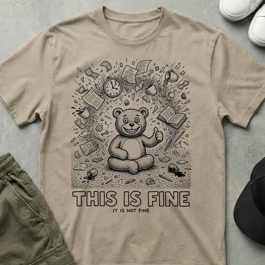 Fine Not Fine T-Shirt Sand
