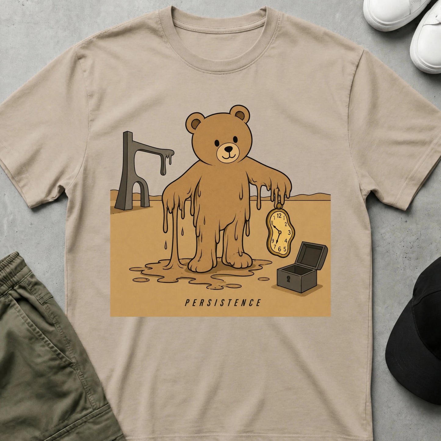 Cool Teds Teddy-Bear Persistence T-Shirt Sand / S