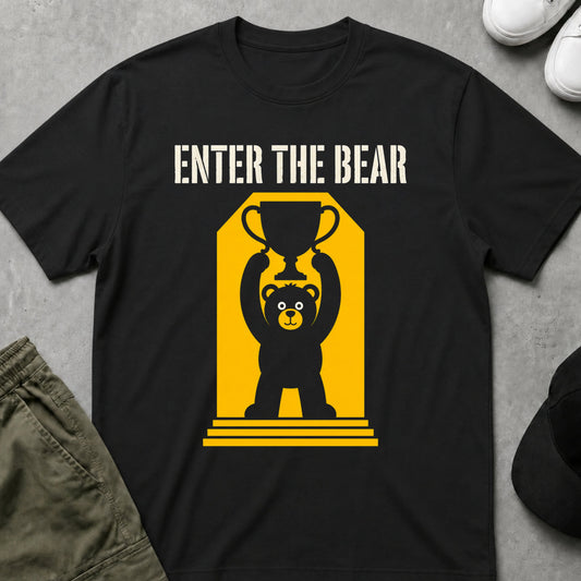 Cool Teds Teddy-Bear Winning Entry T-Shirt Black / S