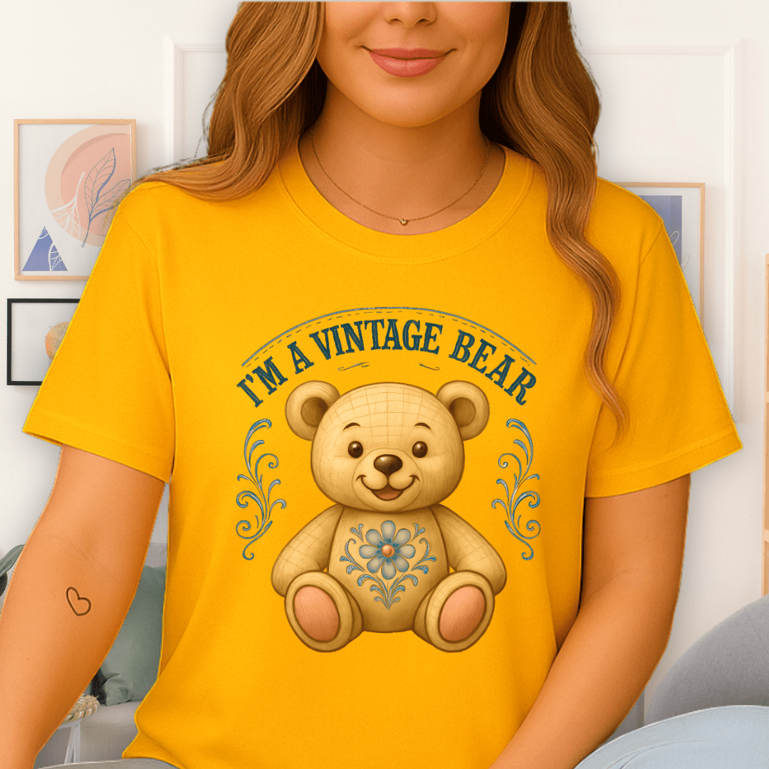 Cool Teds Teddy-Bear Victorian Bear T-Shirt Daisy / S