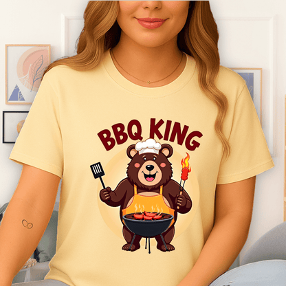BBQ Bear T-Shirt Cornsilk