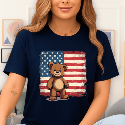 Patriot Bear T-Shirt Navy