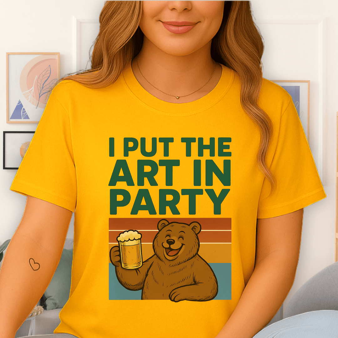 Cool Teds Teddy-Bear Party Bear T-Shirt Daisy / S