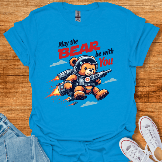 Cosmic Bear T-Shirt Sapphire