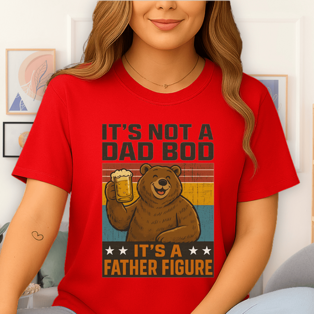 Father Figure T-Shirt Red