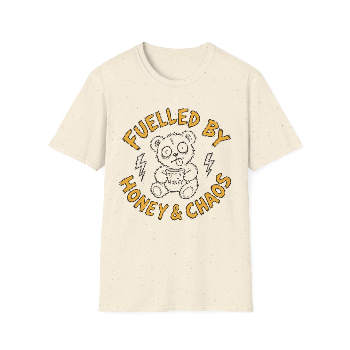 Printify Teddy-Bear Fueled T-Shirt