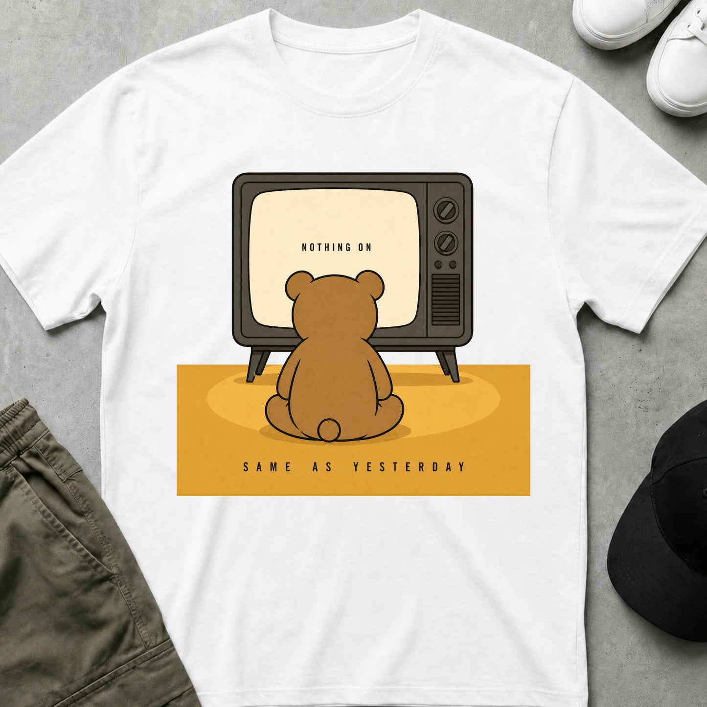 Cool Teds Teddy-Bear Same T-Shirt White / S