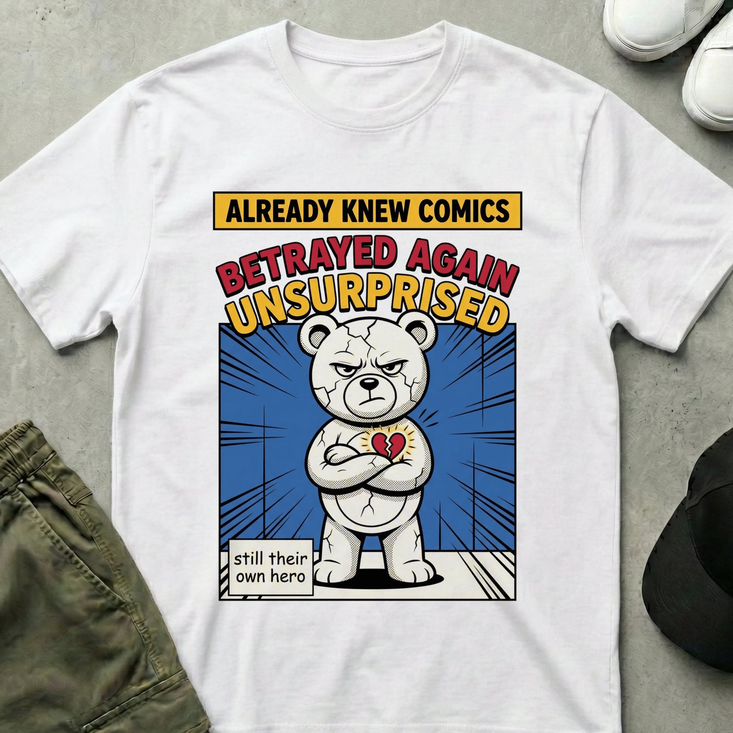 Unsurprised T-Shirt White