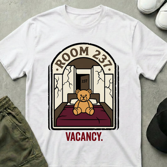Cool Teds Teddy-Bear Vacant T-Shirt White / S