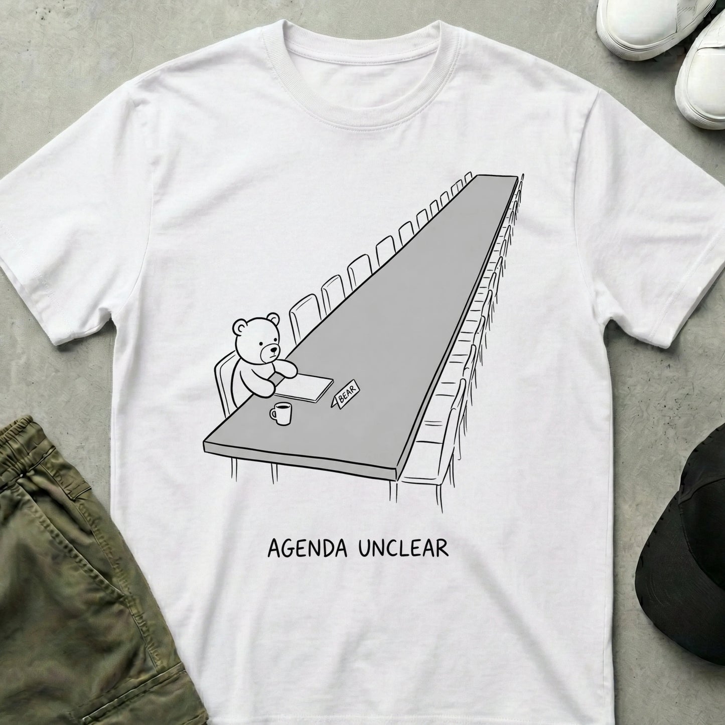 No Agenda T-Shirt White