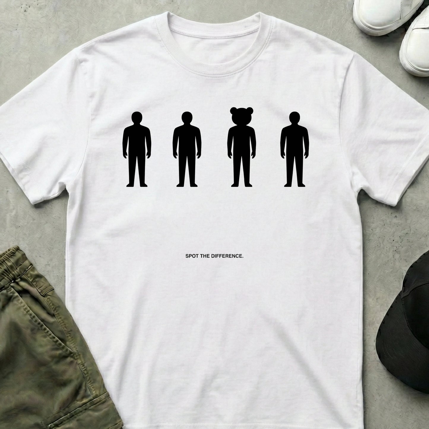 Spot the Difference T-Shirt White