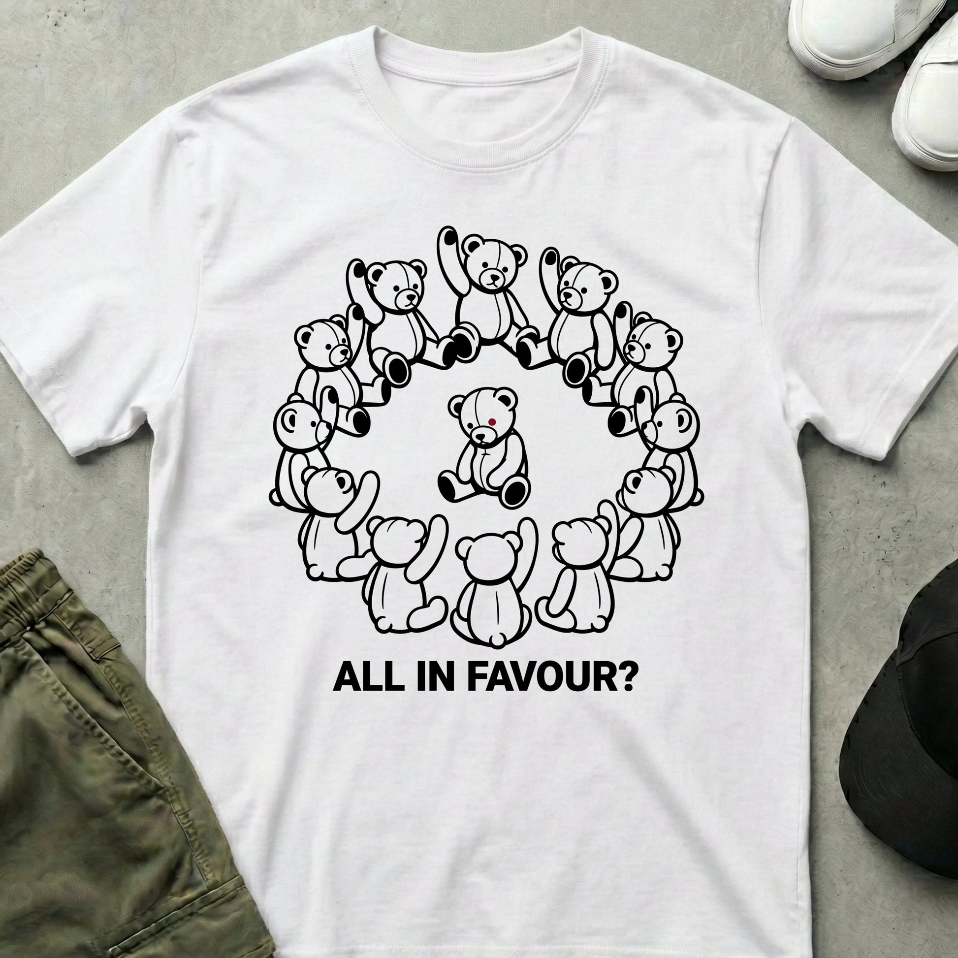 All in Favour T-Shirt White