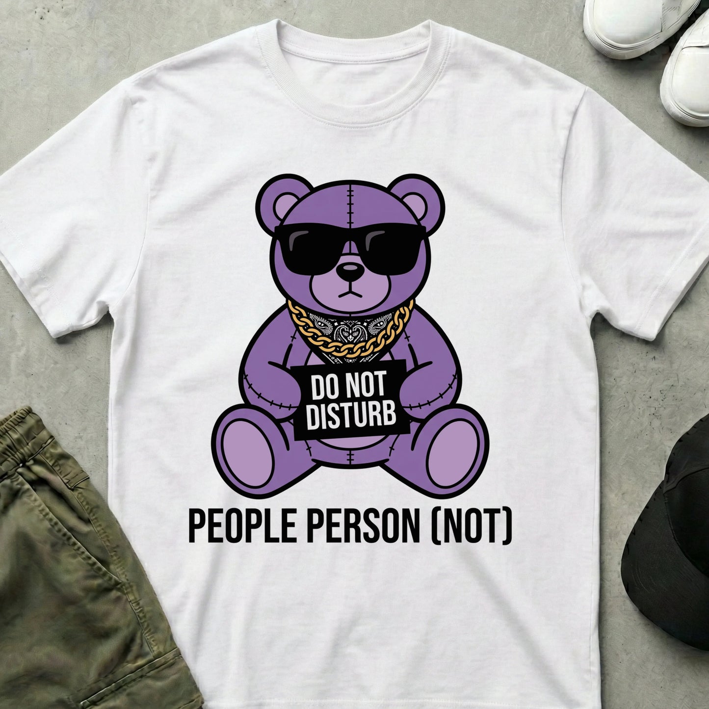 Do Not Disturb T-shirt White