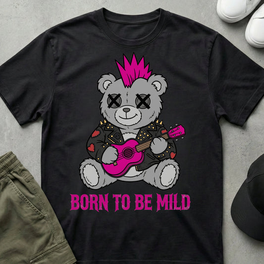 Born to be Mild T-shirt Black
