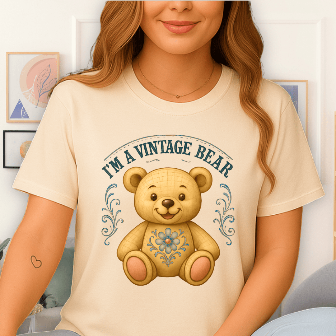 Cool Teds Teddy-Bear Victorian Bear T-Shirt Natural / S