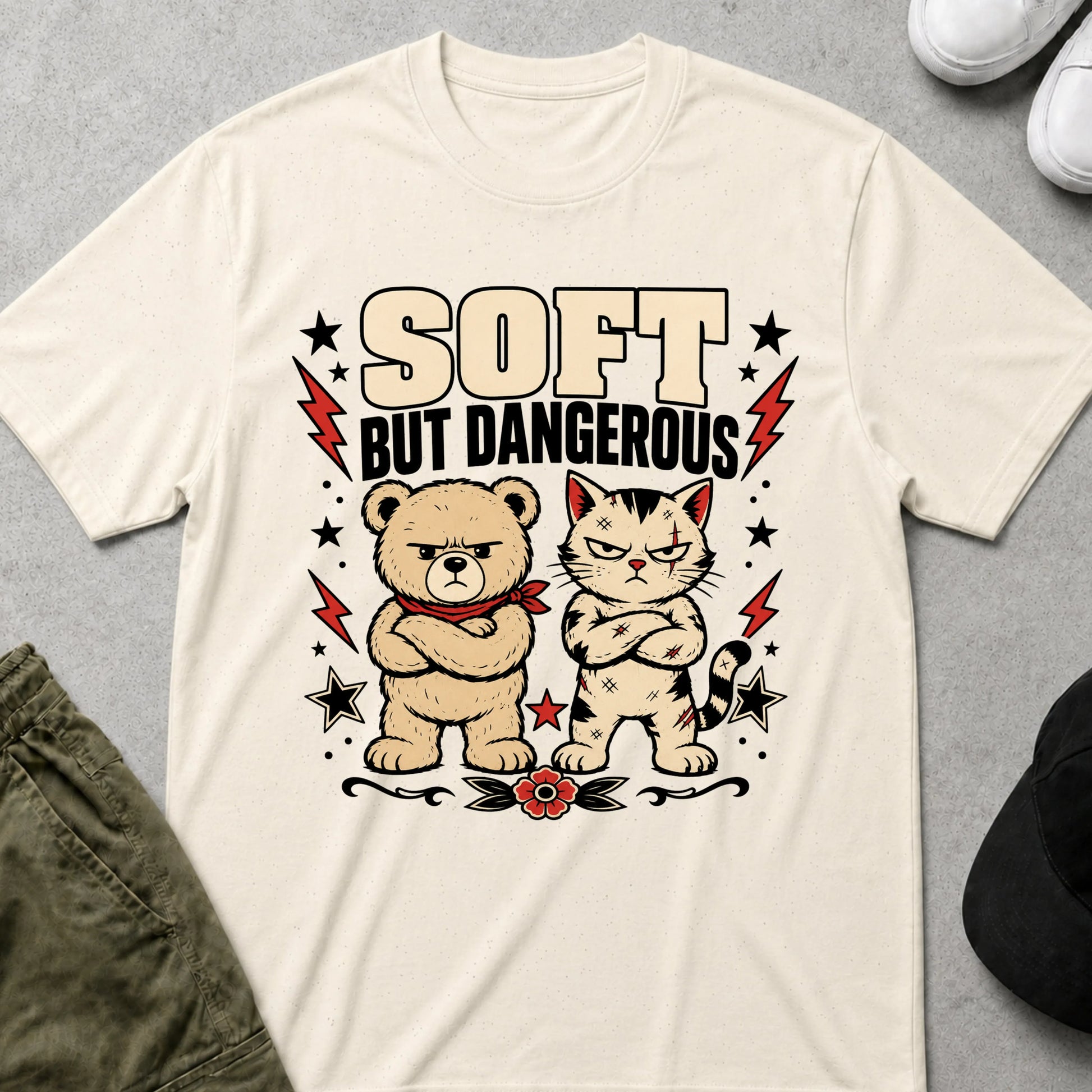 Soft and Dangerous T-Shirt Natural