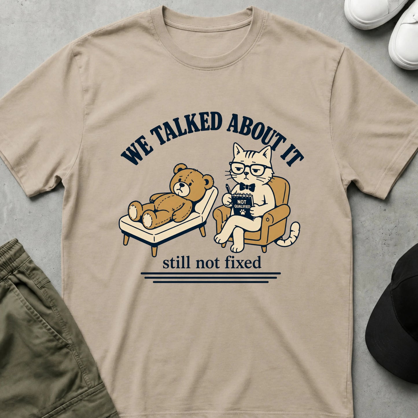 We Talked T-Shirt Sand