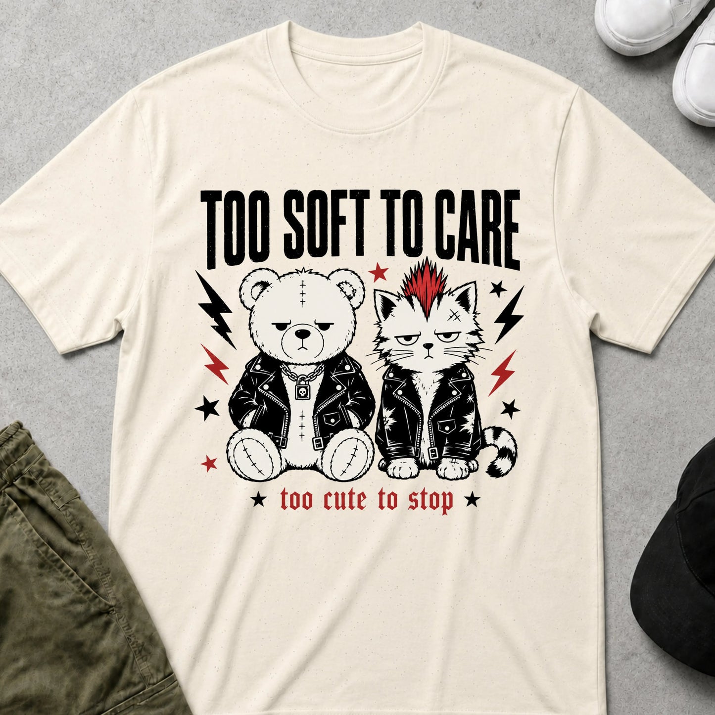 Too Cute to Stop T-Shirt Natural