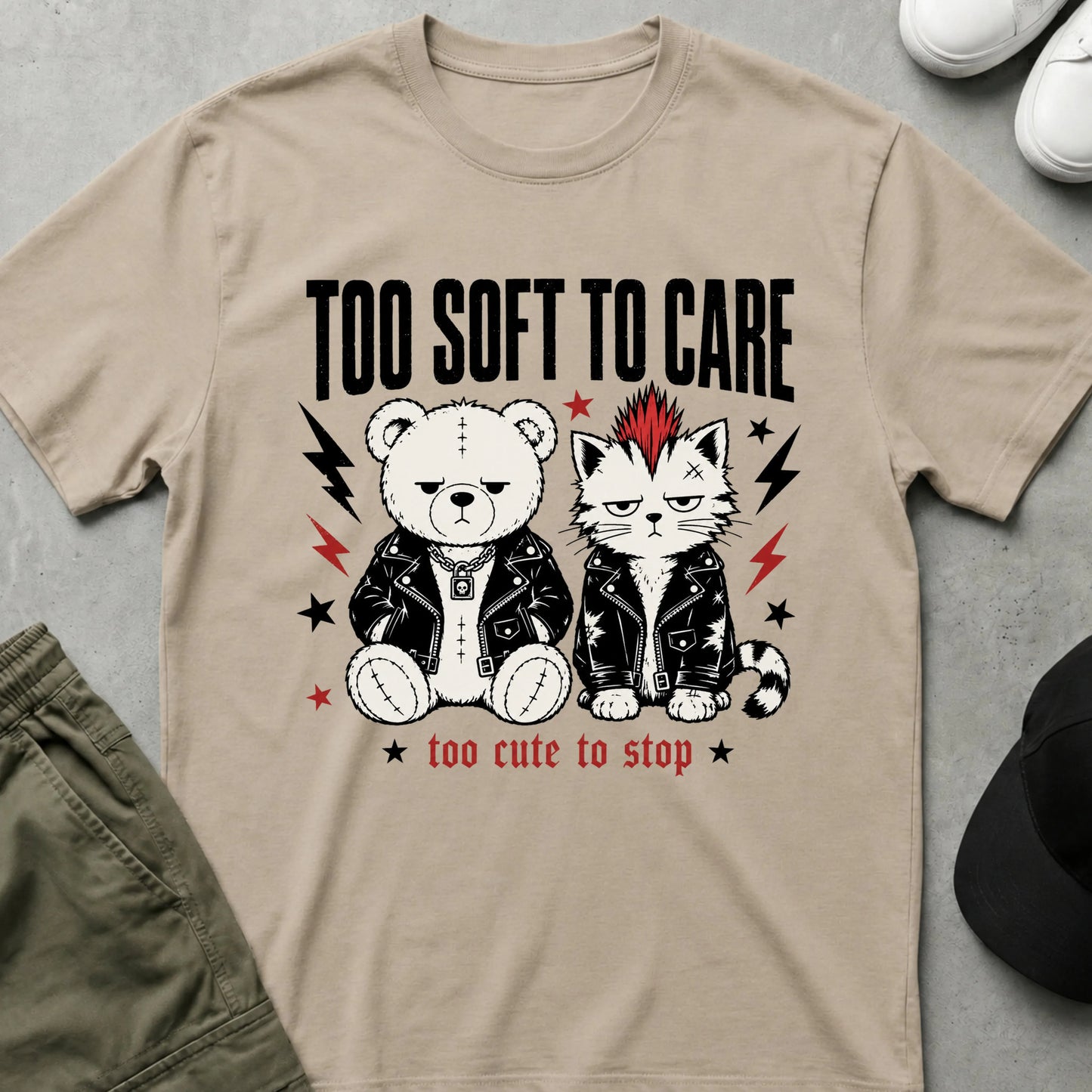 Too Cute to Stop T-Shirt Sand