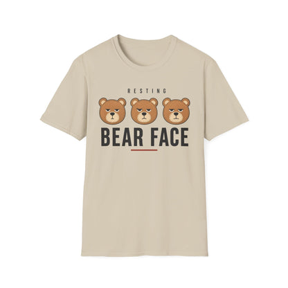 Cool Teds Teddy-Bear Resting Bear Face T-Shirt